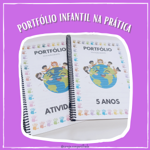 Portfólio infantil na prática